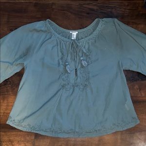 Forever 21 Peasant Top